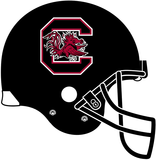 South Carolina Gamecocks 0-Pres Helmet Logo v2 diy DTF decal sticker